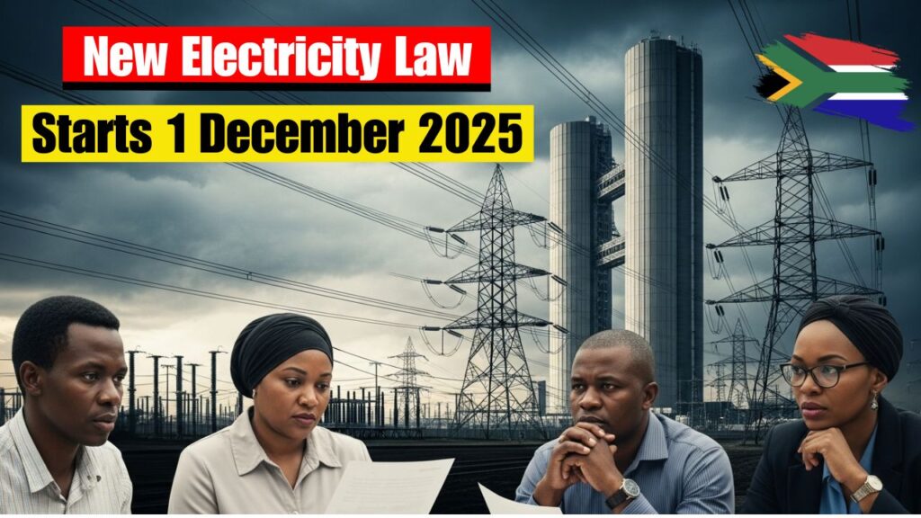 New Electricity Law Coming 1 December 2025