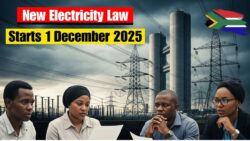 New Electricity Law Coming 1 December 2025 — South Africans Told to Review Compliance Rules and Avoid Non-Compliance