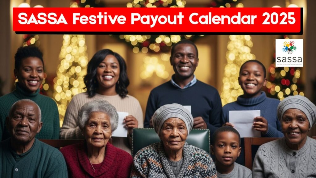 SASSA Festive Payout Calendar