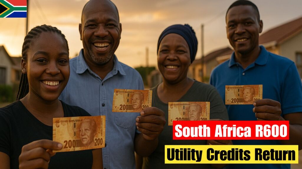 South Africa R600 Utility Credits Return