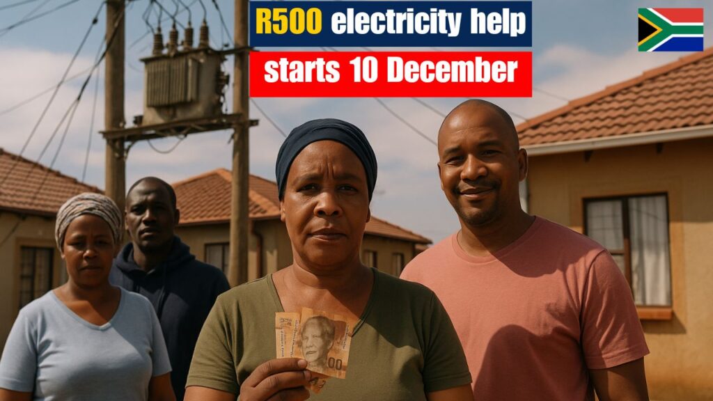 R500 electricity help starts 10 December