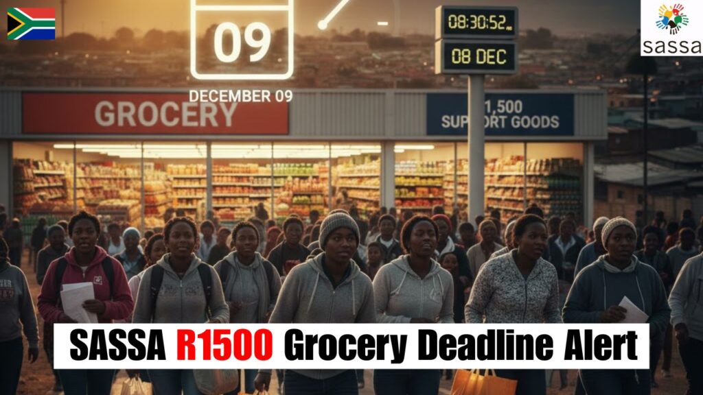 SASSA R1500 Grocery Deadline Alert